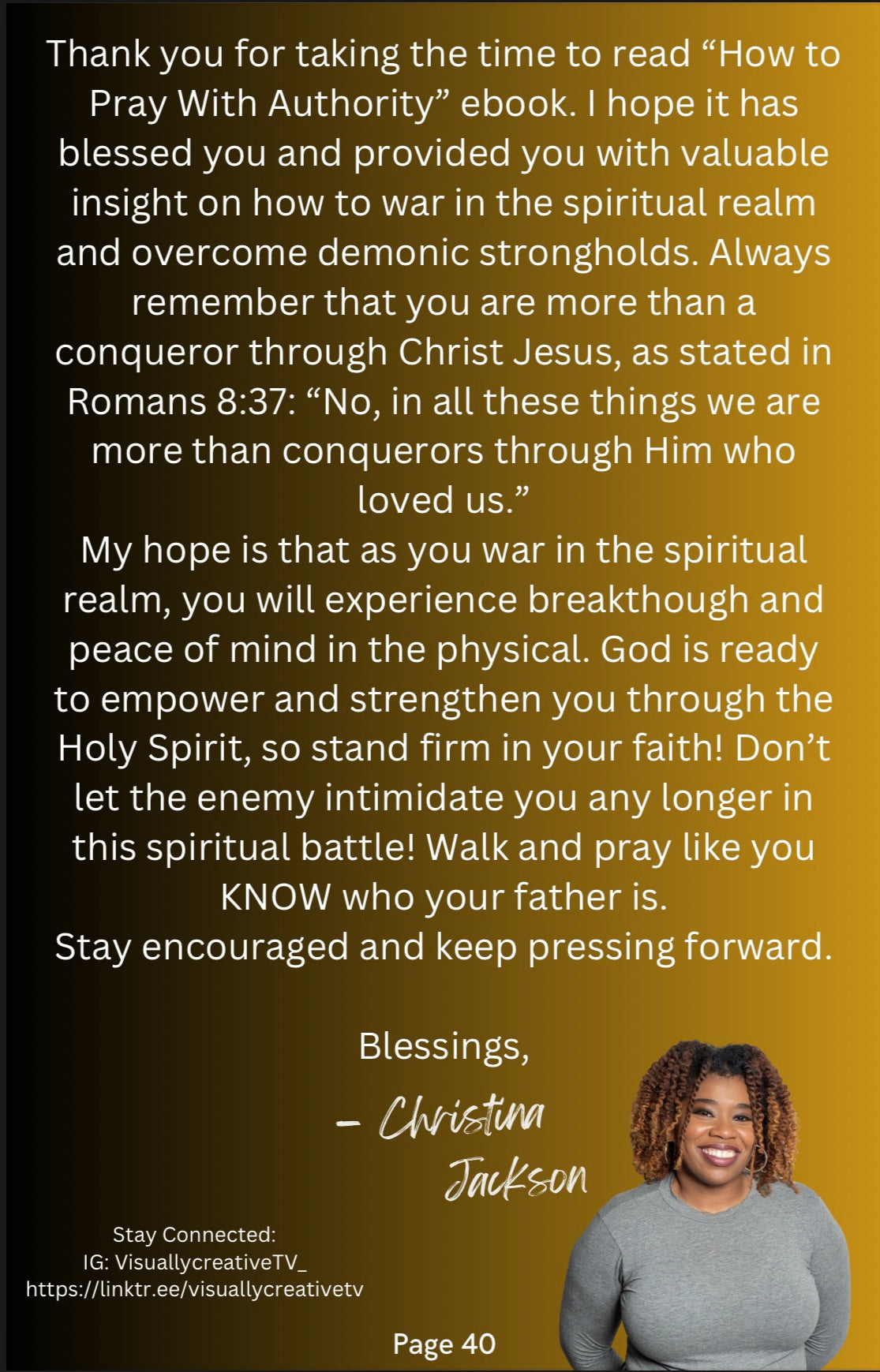 How To Pray In Authority Ebook